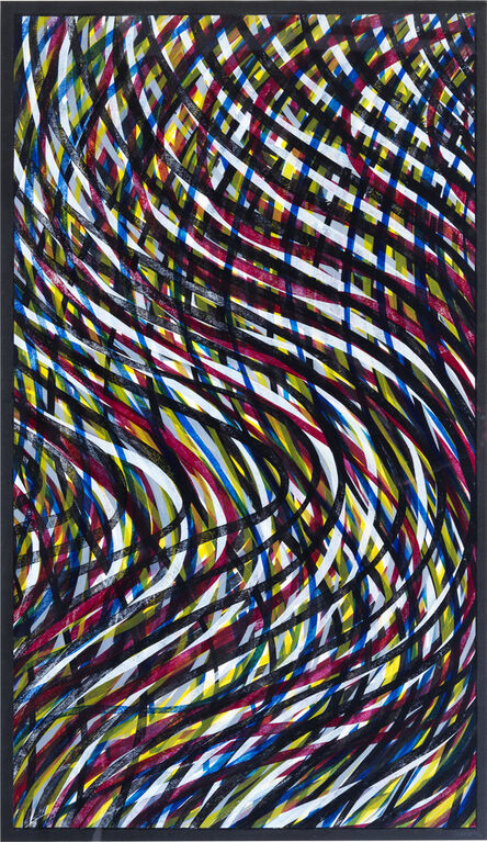 Sol LeWitt, ‘Wavy Lines (Color)’, 1995