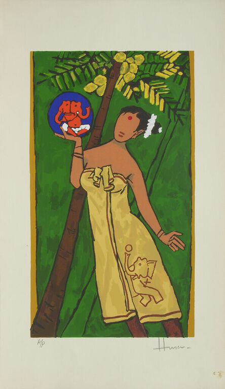 Maqbool Fida Husain, ‘Folklore Kerala - IV’, 2002