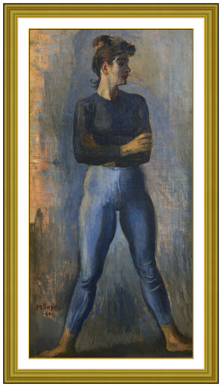 Moses Soyer, ‘Ballerina in Blue’, 1944