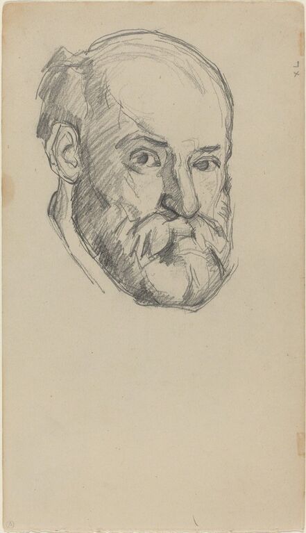 Paul Cézanne, ‘Self-Portrait [recto]’, ca. 1880/1882