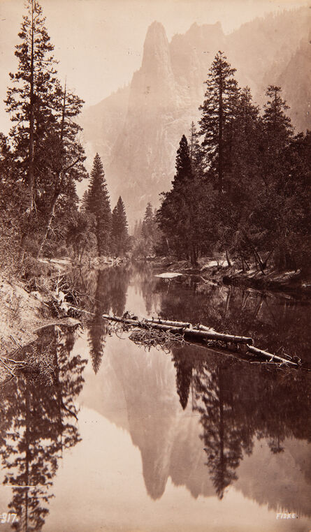 George Fiske, ‘Sentinel Rock, Yosemite’, c. 1880