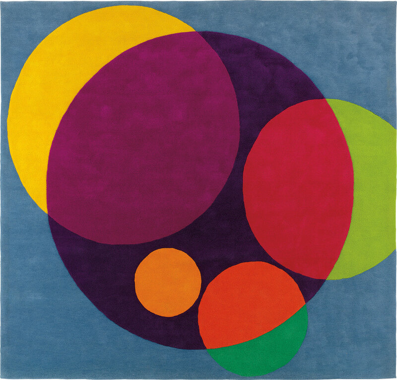 Herbert Bayer, ‘"Chromatic Circles" tapestry, commissioned for the ARCO offices, Los Angeles’, circa 1967, Design/Decorative Art, Wool pile., Phillips