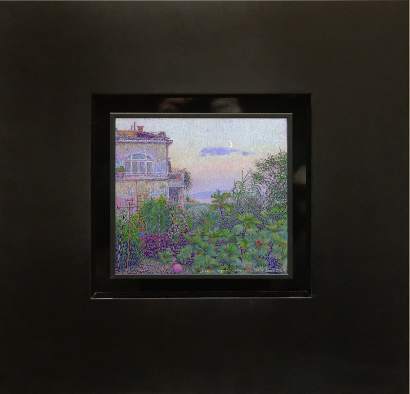 Nikita Makarov, ‘Secret garden. Casamicciola.’, 2020, Painting, Woodpanel, levkas, tempera, acrylic, JM Art Management