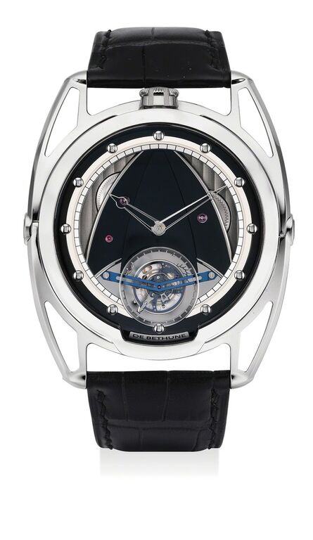 De Bethune, ‘A fine and rare titanium wristwatch with tourbillon and power reserve, numbered 30’, 2011