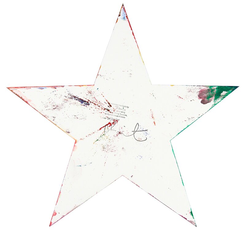 Damien Hirst, ‘Star Spin Painting (Created at Damien Hirst Spin Workshop)’, 2009, Painting, Acrylic on paper, Rago/Wright/LAMA/Toomey & Co.