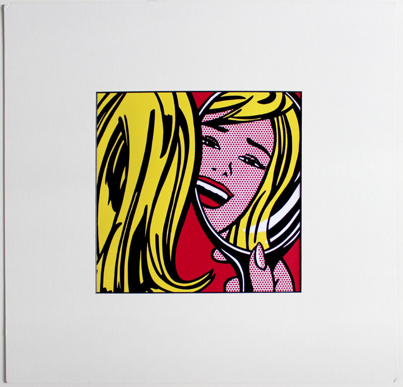 Roy Lichtenstein, ‘"Girl in Mirror" for Art Basel’, 1987, Ephemera or Merchandise, Offset lithograph, EHC Fine Art Gallery Auction