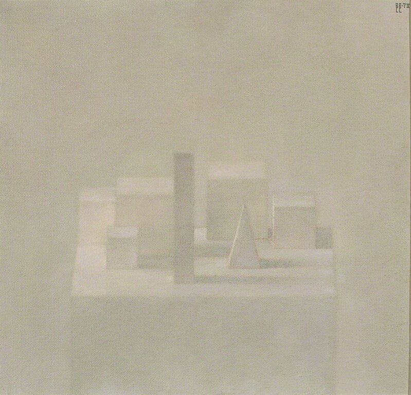 Vladimir Weisberg, ‘Cubes and other shapes’, 1978, Painting, Oil on canvas, Art4.ru