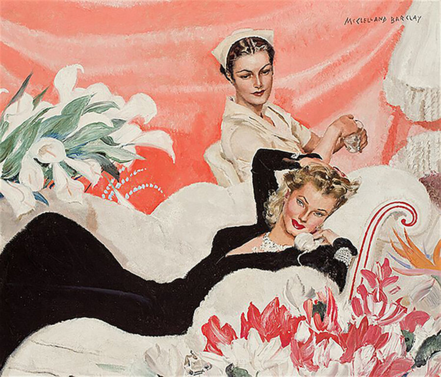 “Medical Center: Special Nurse,” story illustration for Cosmopolitan