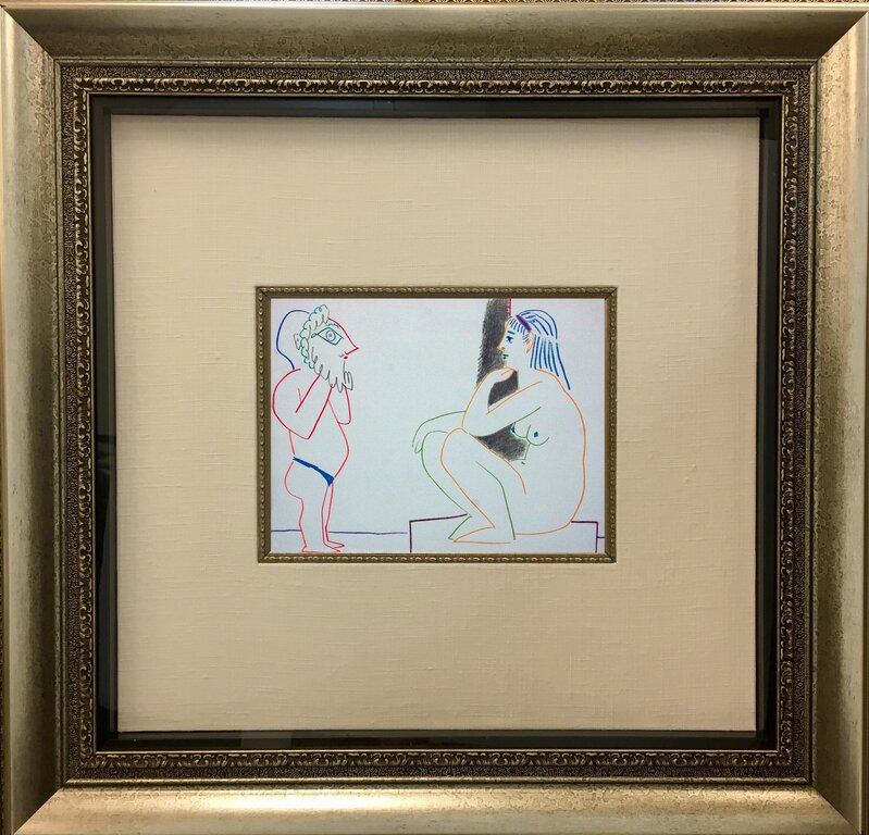 Pablo Picasso, ‘Verve 1954 VI’, 1954, Reproduction, Offset lithograph on wove paper, Baterbys