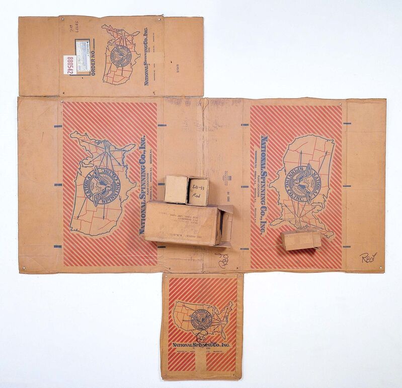 Robert Rauschenberg, ‘National Spinning / Red / Spring (Cardboard)’, 1971, Cardboard and string, Robert Rauschenberg Foundation