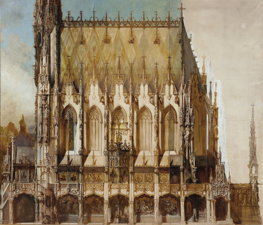 Gotische Grabkirche St. Michael, Lateral View
