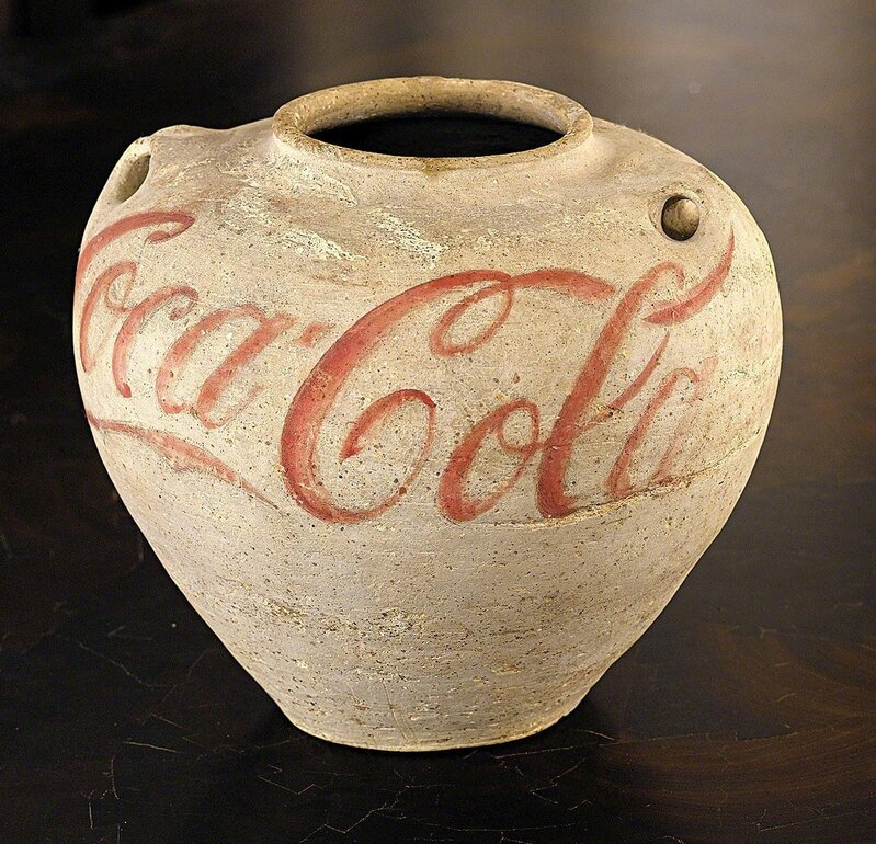 Ai Weiwei, ‘Han Jar Overpainted with Coca-Cola Logo’, 1995, Sculpture, Earthenware, paint, The Metropolitan Museum of Art