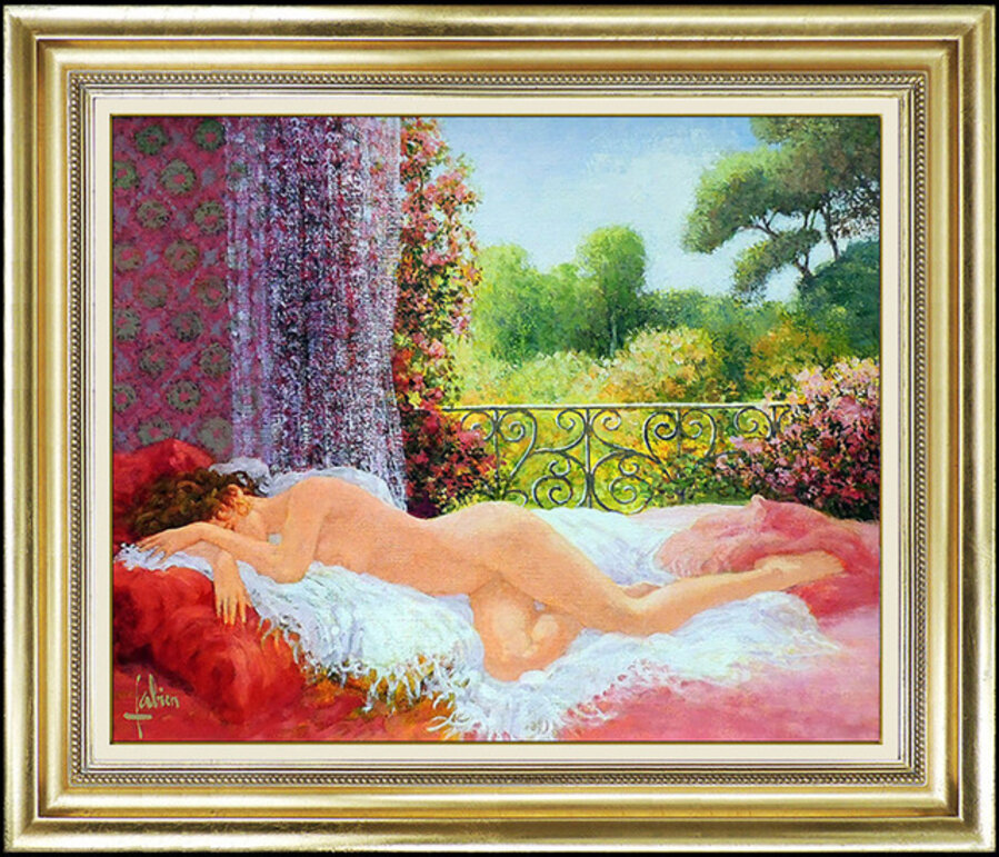 Dormeuse et Jardin