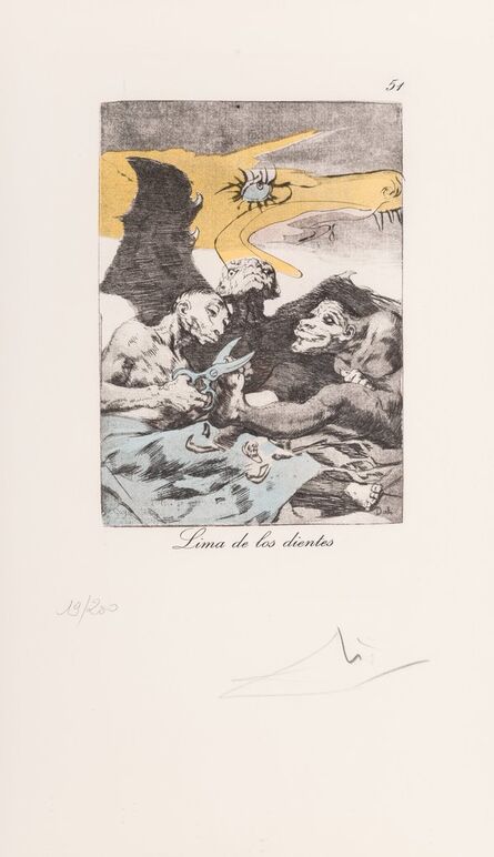 Salvador Dalí, ‘Untitled, from Les Caprices de Goya’, 1977