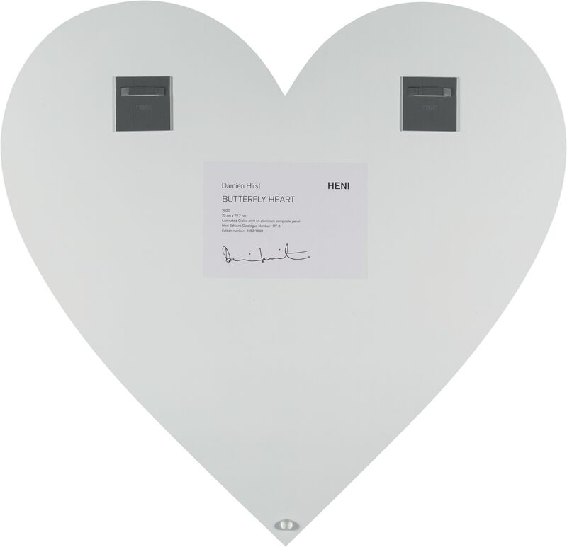 Damien Hirst, ‘Butterfly Heart’, 2020, Print, Laminated giclée print on aluminum composite panel, Heritage Auctions