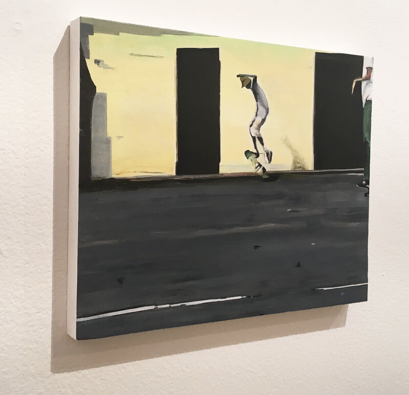 John Garrett Slaby, ‘VHS-C 1998 02’, 2020, Painting, Acrylic and flashe on panel, Deep Space Gallery