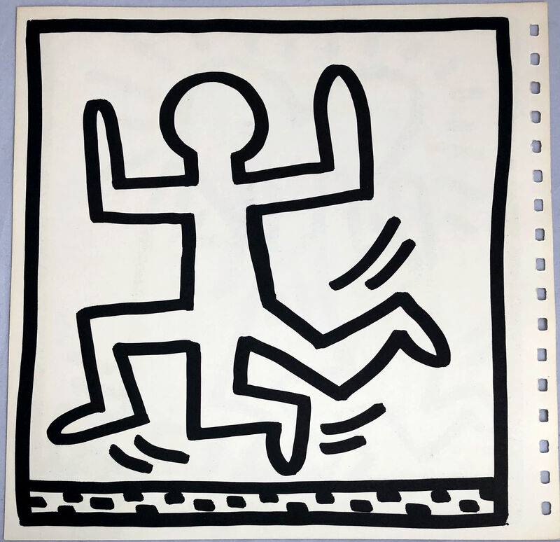 Keith Haring, ‘Keith Haring (untitled) Heart lithograph 1982’, 1982, Ephemera or Merchandise, Offset lithograph, Lot 180 Gallery