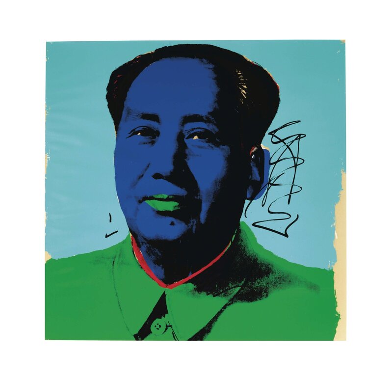 Andy Warhol, ‘Mao: one plate’, 1972, Print, Screenprint in colors on Beckett High White paper, Christie's