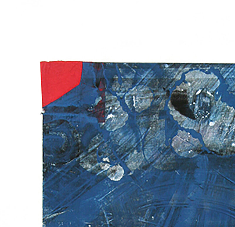 Karin Bruckner, ‘RedHerring’, 2013, Print, Monoprint with chine collé, oil based ink, and red japanese paper, Susan Eley Fine Art