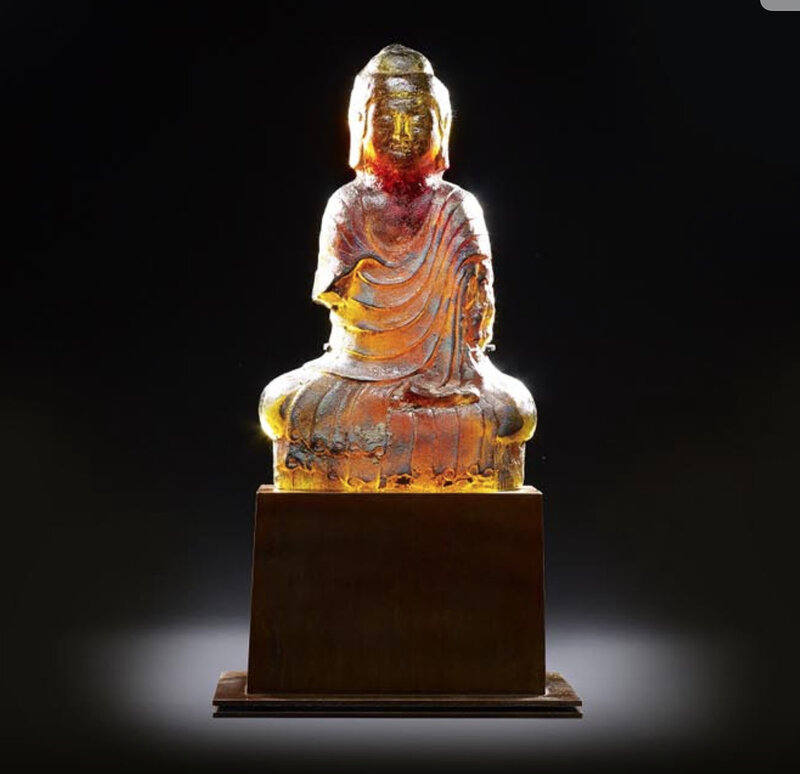 Marlene Rose, ‘Autumn Sitting Buddha’, 2020, Sculpture, Original sand-cast sculpture with metal stand, Off The Wall Gallery