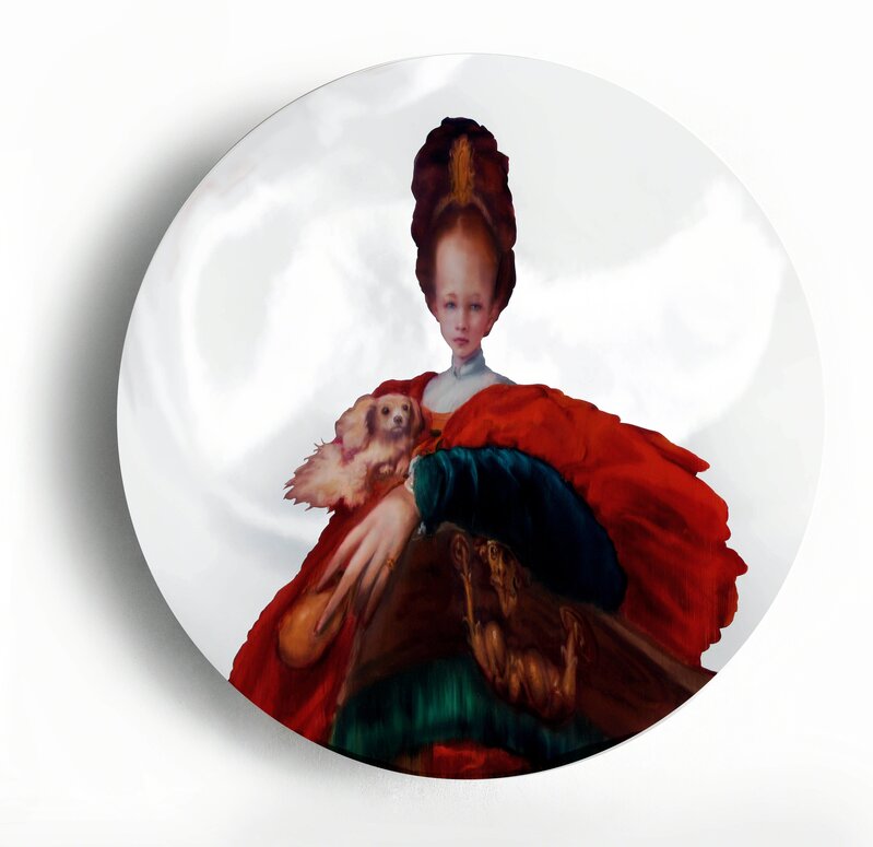 Martin C. Herbst, ‘ReRe 3.2’, 2015, Painting, Oil on mirrored plexi, Galerie Vivendi