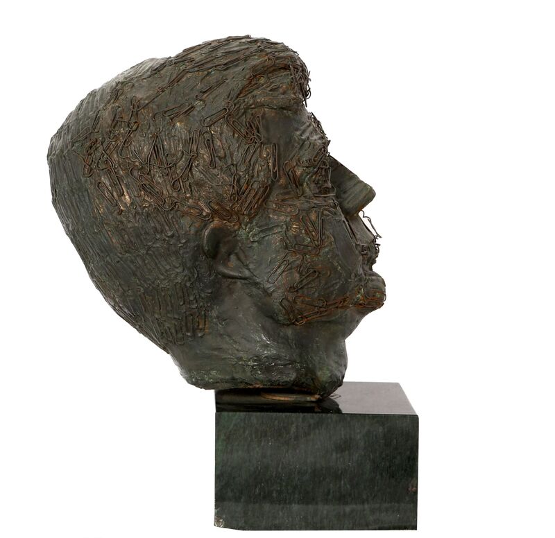 Salvador Dalí, ‘Hommage a John F. Kennedy’, ca. 1965, Sculpture, Bronze Sculpture with Paper Clips, RoGallery