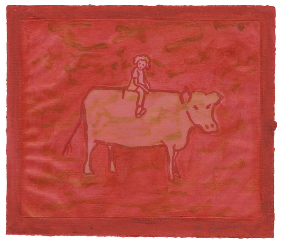 Untitled (Girl with Cow)