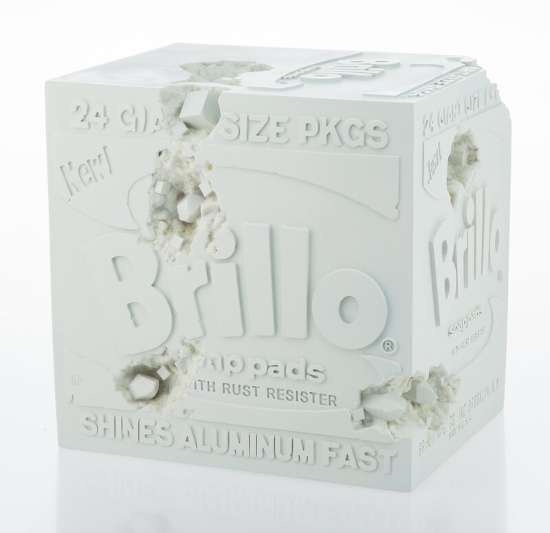 Daniel Arsham X The Andy Warhol Museum, ‘Eroded Brillo Box’, 2020, Sculpture, Plaster with glass fragments, Heritage Auctions