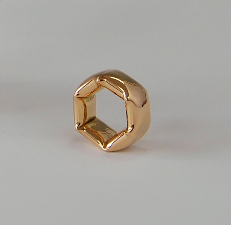 Fumiki Taguchi, ‘ballooned form, ring’, 2013, Design/Decorative Art, Gold 18k, Micheko Galerie