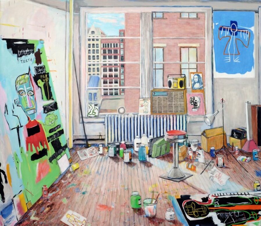 BASQUIAT’S STUDIO IN NYC