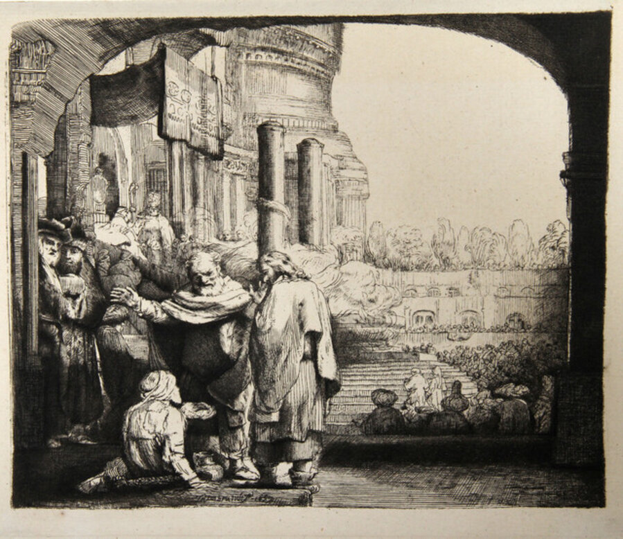 Saint Pierre Guerissant le Paralylique (B94)