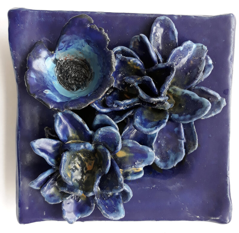 Olivia Beens, ‘Blue Violet ’, 2019, Sculpture, Ceramic, Carter Burden Gallery