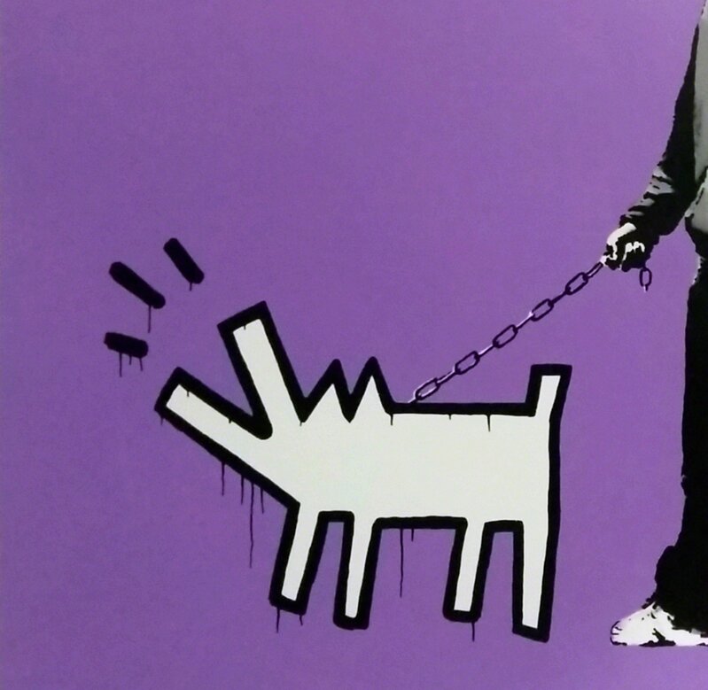 Banksy, ‘Choose Your Weapon (Bright Purple) - Signed’, 2010, Print, Screen print on paper, Hang-Up Gallery