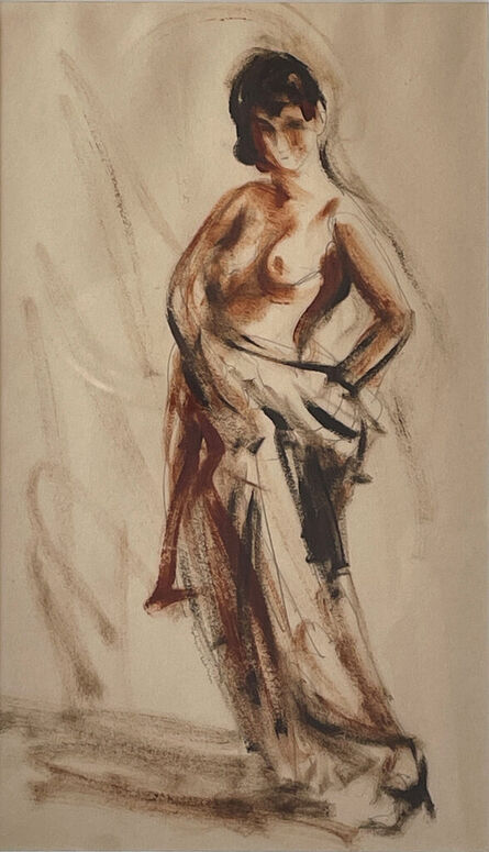 Robert Henri, ‘Draped Studio Model’, 1926