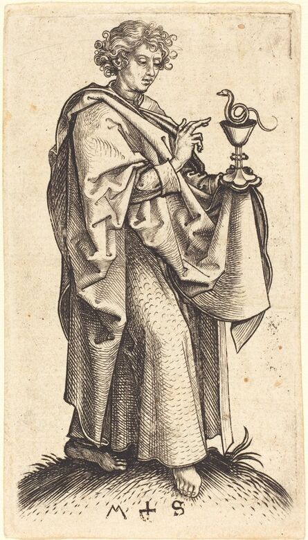 Martin Schongauer, ‘Saint John the Evangelist’, ca. 1480
