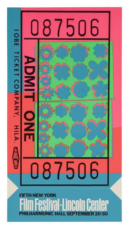 Andy Warhol, ‘Lincoln Center Ticket F.S.II.19’, 1967