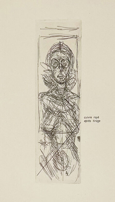 Alberto Giacometti, ‘Annette Facing Front’, 1956