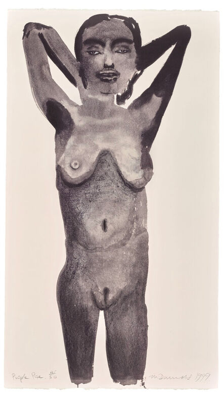 Marlene Dumas, ‘Purple Pose’, 1999