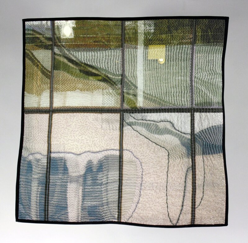 Luanne Rimel, ‘Reflection St. Nicholas 02’, 2018, Photography, Photograph, digitally printed on cotton, pieced, hand-stitched, Duane Reed Gallery