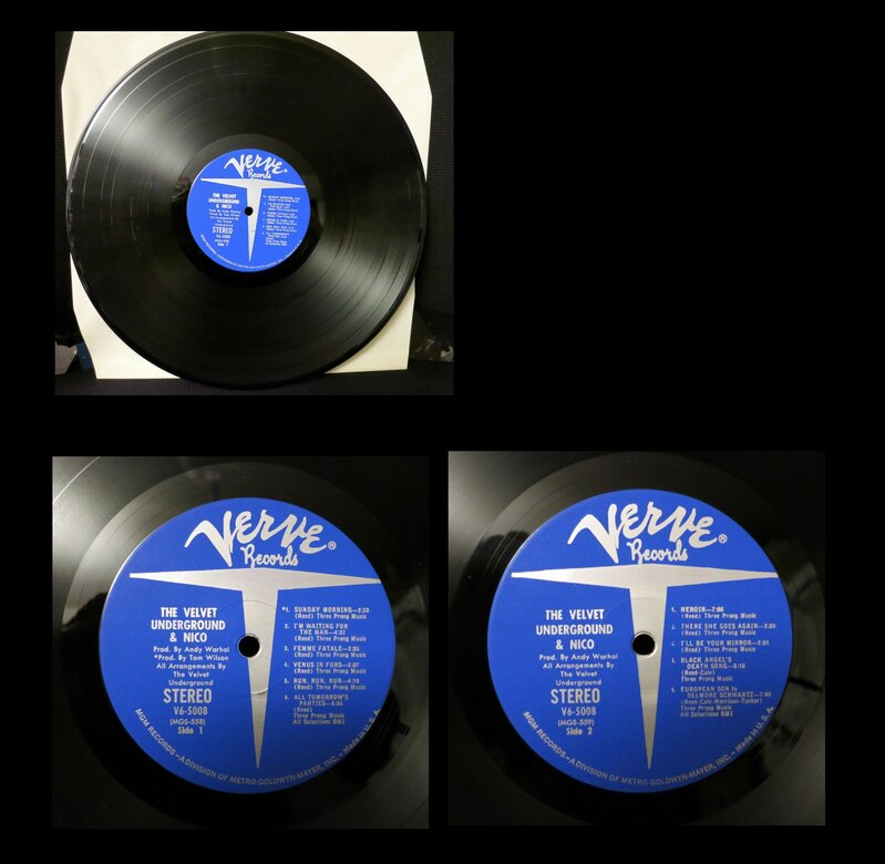 Andy Warhol, ‘"Andy Warhol- Velvet Underground & Nico", 1967, MINT UN-PEELED Banana Sticker Cover, Album LP, NEAR MINT CONDITION’, 1967, Ephemera or Merchandise, Un-Peeled MINT Banana Sticker on Album Cover, VINCE fine arts/ephemera