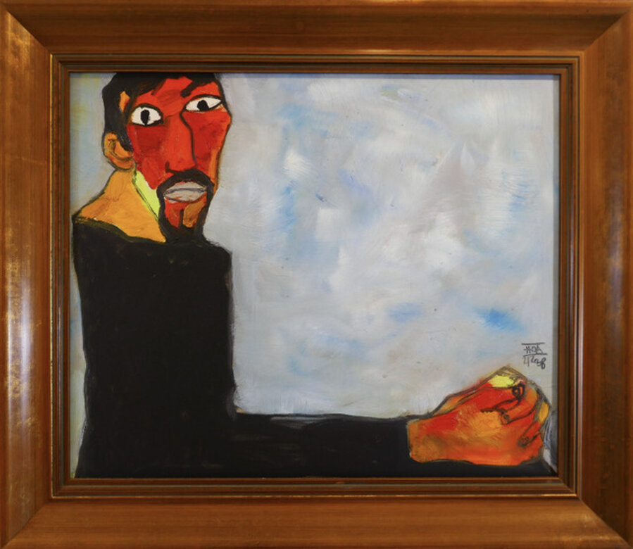 Self portrait - blue