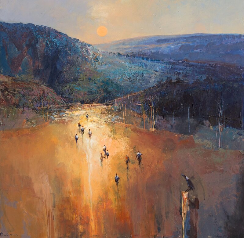 Mel Brigg, ‘Arriving Through Barrington Tops’, 2011-2014, Painting, Acrylic on canvas, Wentworth Galleries