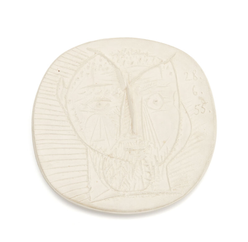 Pablo Picasso, ‘Faun's Head’, 1955, Design/Decorative Art, White earthenware clay, John Moran Auctioneers