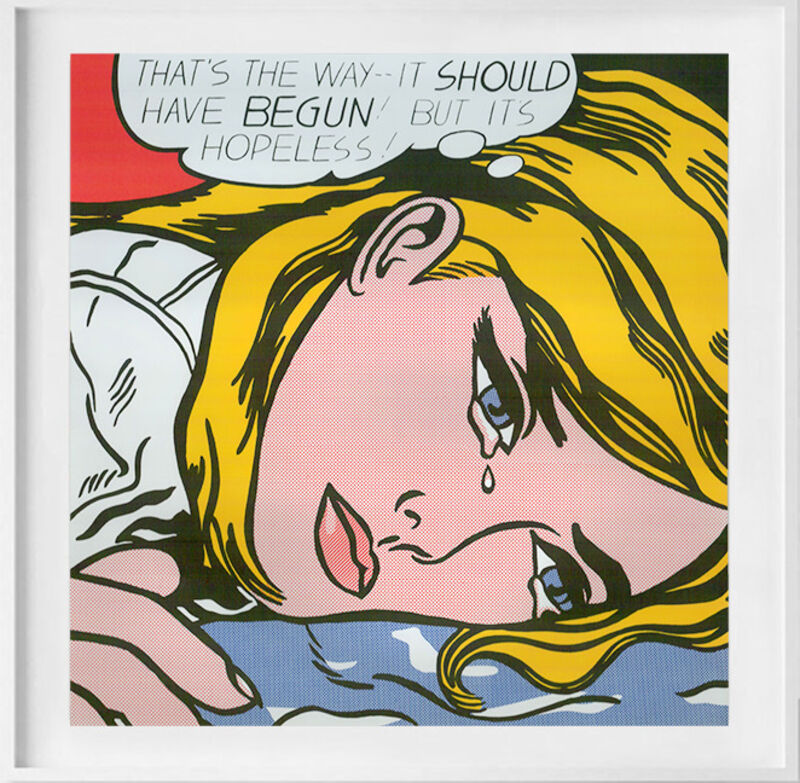 Roy Lichtenstein, ‘Roy Lichtenstein limited edition print’, In modern times, Print, Screen print, 墨融 Mode Rose Art  