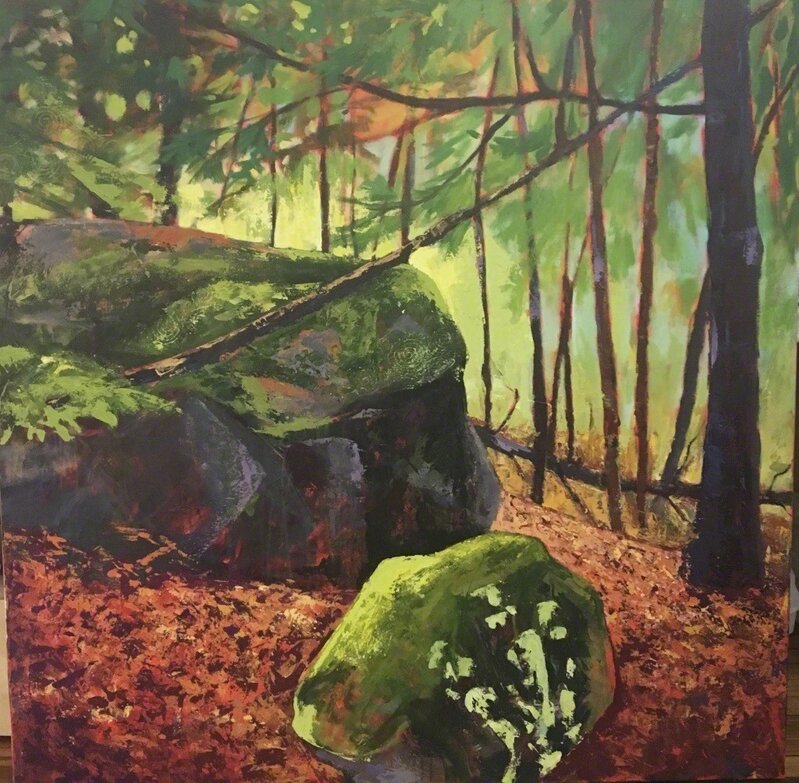 Holly Friesen, ‘Rattlesnake Mountain Garden’, Painting, Keene Arts
