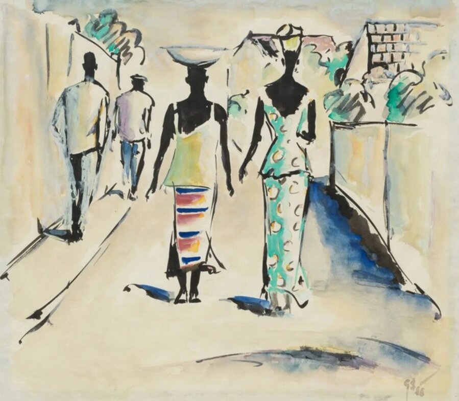Walking figures