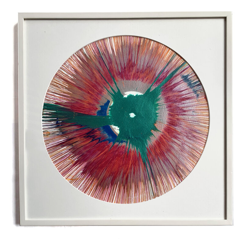 Damien Hirst, ‘Spin painting’, 2001, Painting, Acrylic on paper., Grob Gallery