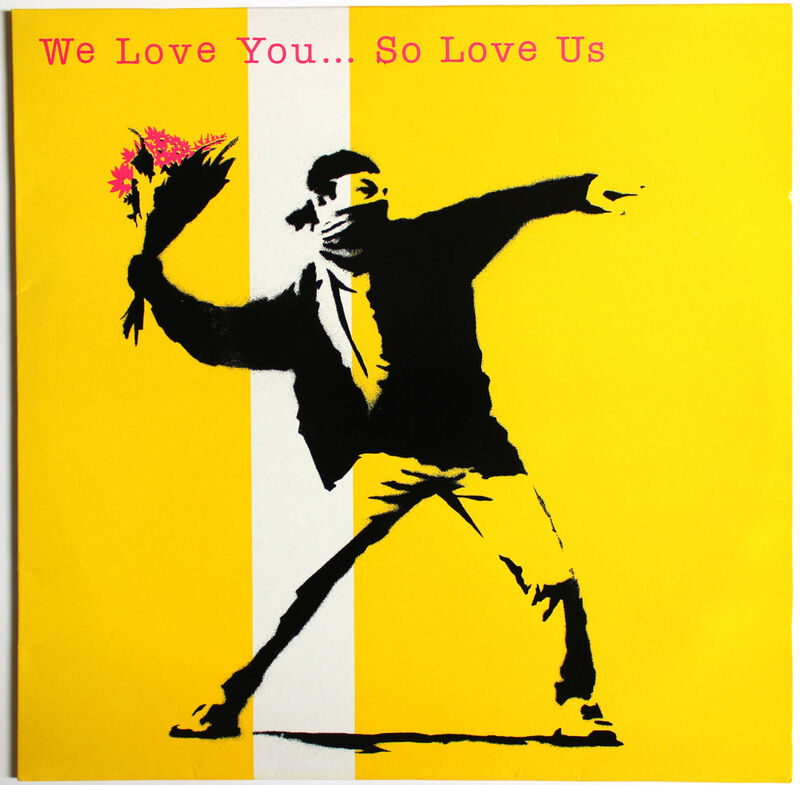 Banksy, ‘We Love You So Love Us’, 2000, Other, Vinyl record and cover, EHC Fine Art Gallery Auction