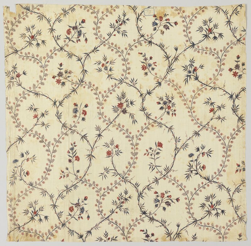 ‘Textile’, 1750-1800, Design/Decorative Art, Plain-weave cotton, Cooper Hewitt, Smithsonian Design Museum 