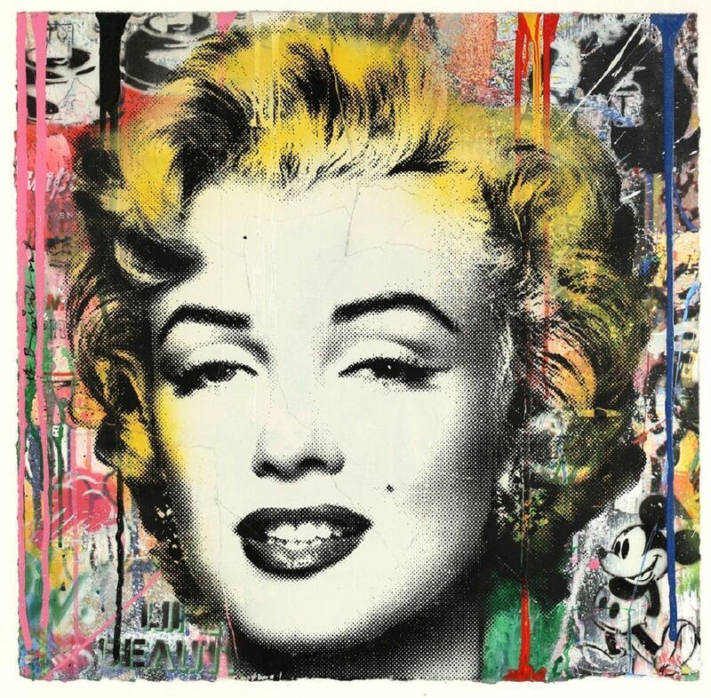Mr. Brainwash, ‘Marilyn Monroe’, 2016, Print, Silkscreen and mixed media on paper, Artsy x Tate Ward